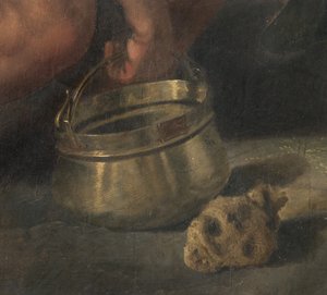 Kreuzigung (Detail) von Giovanni (fl.1537 d.c.1570) Fratino