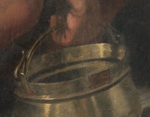 Kreuzigung (Detail) von Giovanni (fl.1537 d.c.1570) Fratino