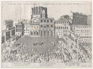 Speculum Romanae Magnificentiae: Päpstlicher Segen von Giovanni Ambrogio Brambilla