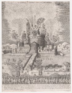 Speculum Romanae Magnificentiae: Das Girandola am Castel Sant