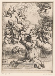 Der heilige Antonius von Padua mit dem Christuskind