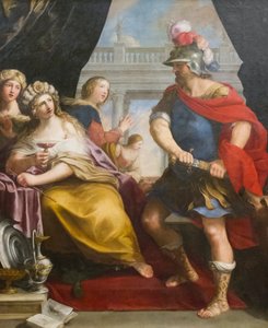 Odysseus und Circe von Giovanni Andrea Sirani