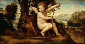 Amor in einer Landschaft, ca. 1510