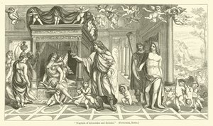 Hochzeit von Alexander und Roxana von Giovanni Antonio Bazzi Sodoma