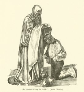 Der heilige Benedikt nimmt das Habit an von Giovanni Antonio Bazzi Sodoma