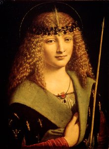 Porträt eines Jugendlichen als Heiliger Sebastian, ca. 1500