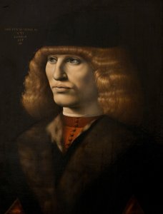 Porträt eines jungen Mannes, um 1500 von Giovanni Antonio Boltraffio