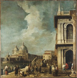 Der Eingang zum Canal Grande, Venedig, von der Piazetta aus von Giovanni Antonio Canal