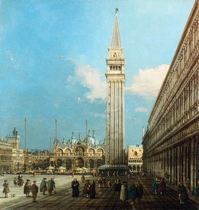 Die Piazzetta, Venedig, mit dem Bacino di S. Marco und der Isola di S. Giorgio Magiore