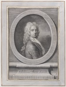 Porträt von Anton Maria Zanetti der Ältere, ca. 1725 von Giovanni Antonio Faldoni