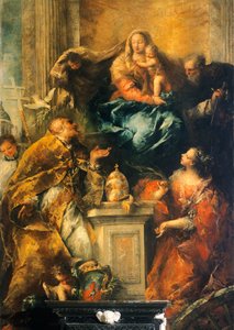 Ferri-Altarbild, ca. 1755 von Giovanni Antonio Guardi
