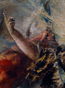 Der Arm des Engels, der Tobias segnet, Detail aus der Hochzeit des Tobias
