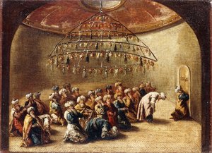 Türken beim Gebet in einer Moschee