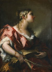 アレクサンドリアの聖カタリナ von Giovanni Antonio Pellegrini