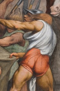 Zentrales Kirchenschiff, Dritter Südspan, Aufstieg nach Golgatha von Giovanni Antonio Pordenone