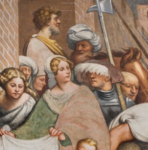 Zentrales Kirchenschiff, Zweiter Südspan, Jesus fällt unter dem Kreuz