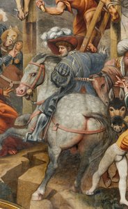 Counterfaccata, IL Pordenone, Kreuzigung 1520-21 (Detail)