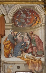 Counterfaccata, IL Pordenone, Kreuzabnahme 1522 von Giovanni Antonio Pordenone