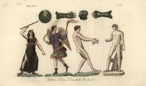 Griechische Athleten und ihre Werkzeuge von Giovanni Antonio Sasso