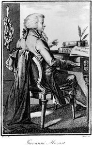 Wolfgang Amadeus Mozart, österreichischer Komponist, ca. 1784-1827