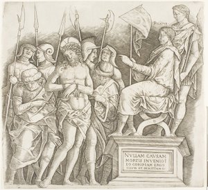 Christus vor Pilatus von Giovanni Antonio da Brescia
