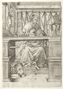 Der heilige Hieronymus in seinem Studierzimmer
