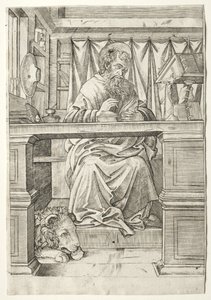 Der heilige Hieronymus in seinem Studierzimmer