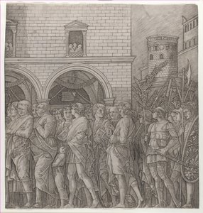 Der Triumph Caesars: die Senatoren, 1470-1525 von Giovanni Antonio da Brescia