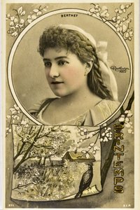 Postkarte: Porträt von Berthet von Phillipe de Marlier