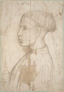 Büste eines jungen Mannes im Profil von Giovanni Badile