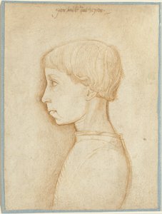 Porträt eines Jungen im Profil von Giovanni Badile