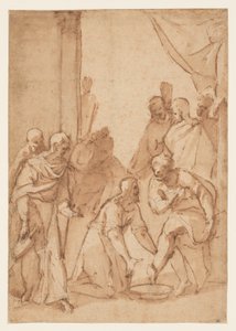 Christus wäscht die Füße der Jünger von Giovanni Balducci