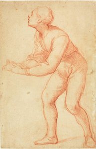 Stehender junger Mann mit ausgestreckten Armen von Giovanni Balducci