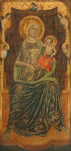 Madonna mit Kind und fünf Engeln, ca. 1335