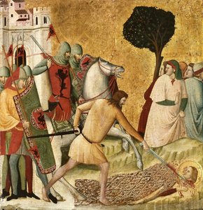 Das Martyrium des Heiligen Kolumba Szenen aus dem Leben des Heiligen Kolumba, 1345-1350