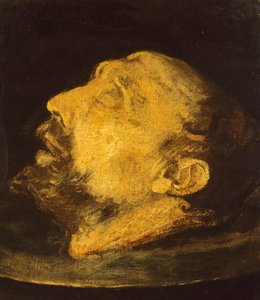 Der Kopf von Johannes dem Täufer auf einem Plateau von Giovanni Battista (1567 1633) Crespi