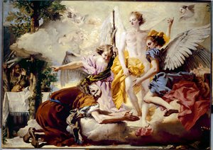 Erscheinung der drei Engel zu Abraham von Giovanni Battista Tiepolo