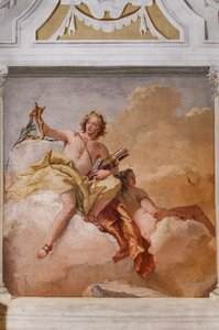 Gästeunterkünfte, der Raum des Olymp: "Apollo und Diana"