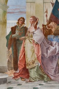 Großmut des Scipio Africanus (Detail) von Giovanni Battista Tiepolo