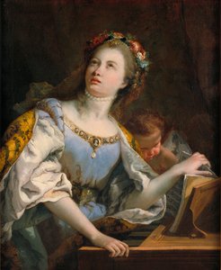 Heilige Cäcilia - Giambattista Tiepolo von Giovanni Battista Tiepolo
