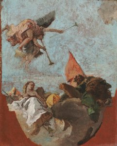 Skizze für eine Decke, ca. 1750 von Giovanni Battista Tiepolo