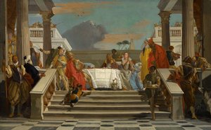 Das Bankett von Kleopatra und Antonius von Giovanni Battista Tiepolo