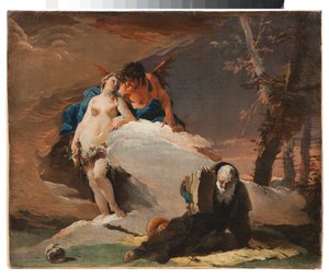 Die Versuchungen des heiligen Antonius des Abtes von Giovanni Battista Tiepolo