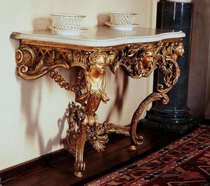 Vergoldeter Pier-Tisch, Arundel Castle von Giovanni Battista Borra