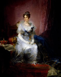 Porträt von Marie Louise, Herzogin von Parma von Giovanni Battista Borghesi