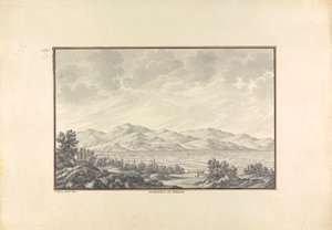 Blick auf das Tal von Hierapolis (heute Pamukkale) von Giovanni Battista Borra