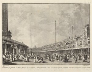 Prozession am Fronleichnamstag auf der Piazza San Marco