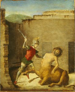 Theseus tötet den Minotaurus, 1505