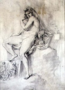 Weibliche Personifikation der Skulptur, ca. 1770 von Giovanni Battista Cipriani