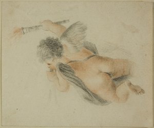 Putto mit Fackel